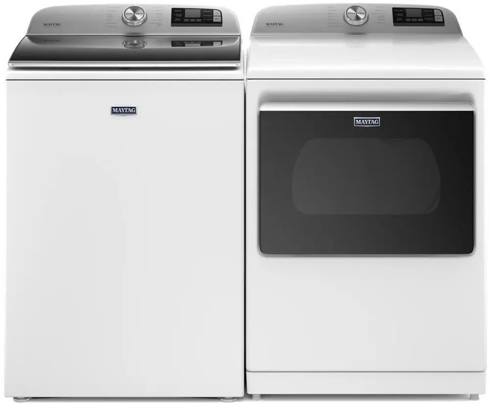 KIT Maytag Top Load Laundry Pair - White Electric-1