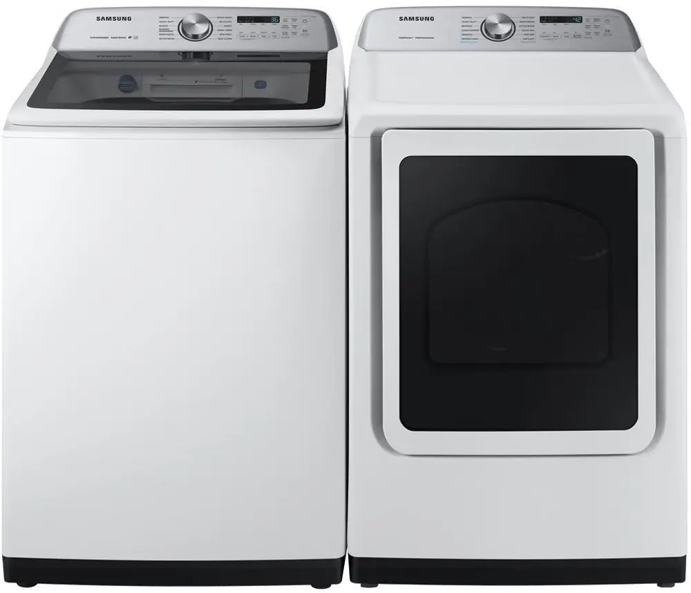 .SUG-5400-W/W-ELE-PR Samsung Top Load Washer and Dryer Pair - White 5400-1
