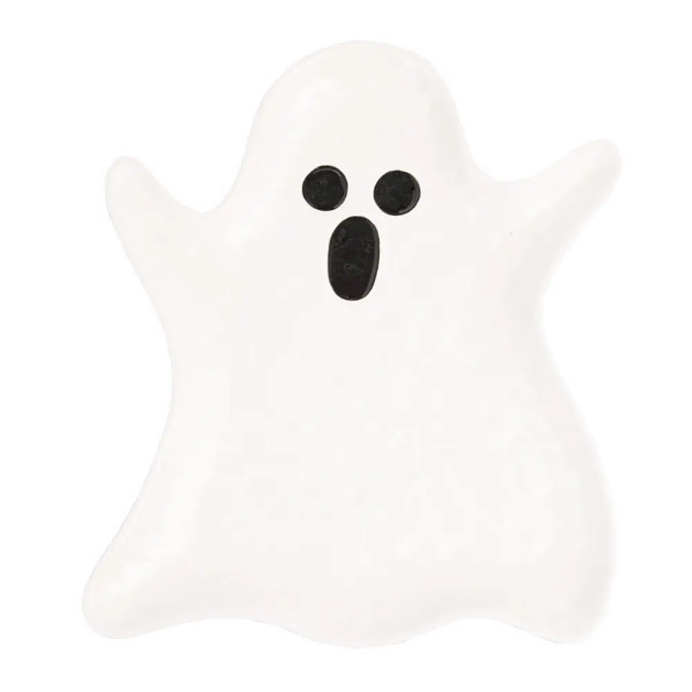 White Ghost Halloween Platter-1
