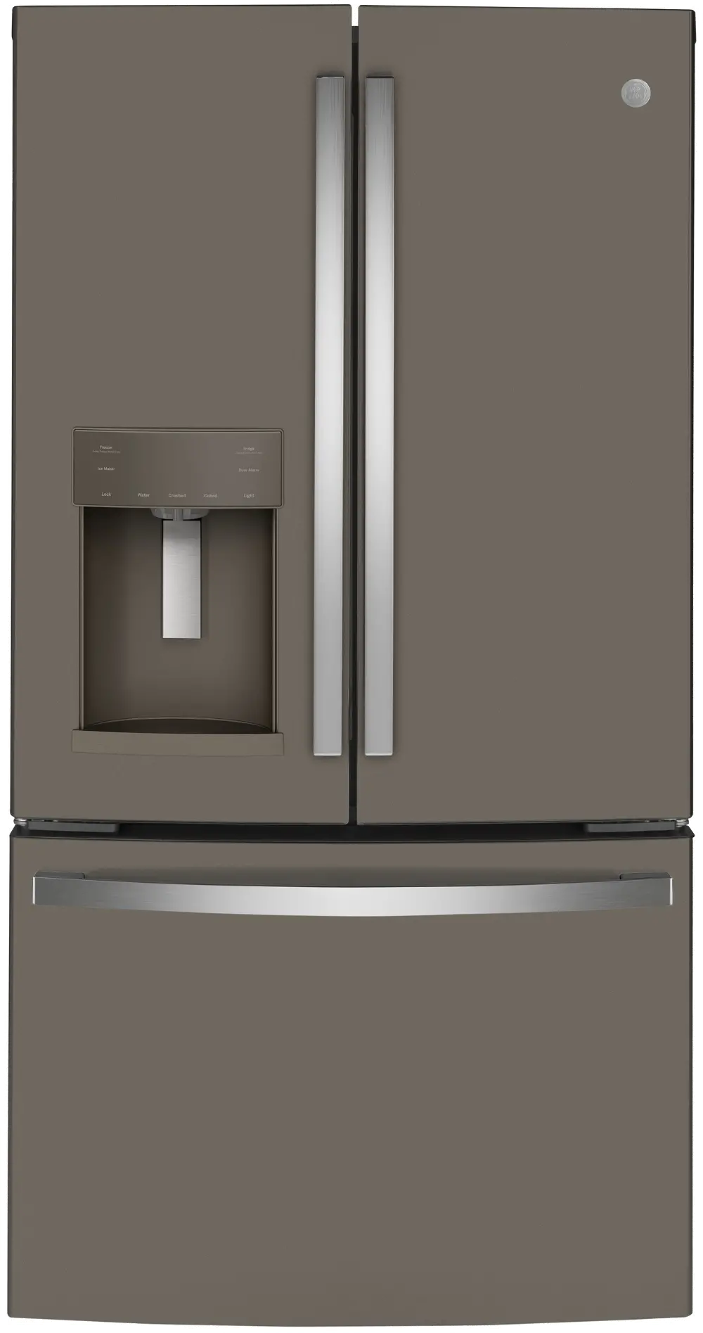 GYE22GMNES GE 22.08 cu ft French Door Smart Refrigerator - Counter Depth Slate-1