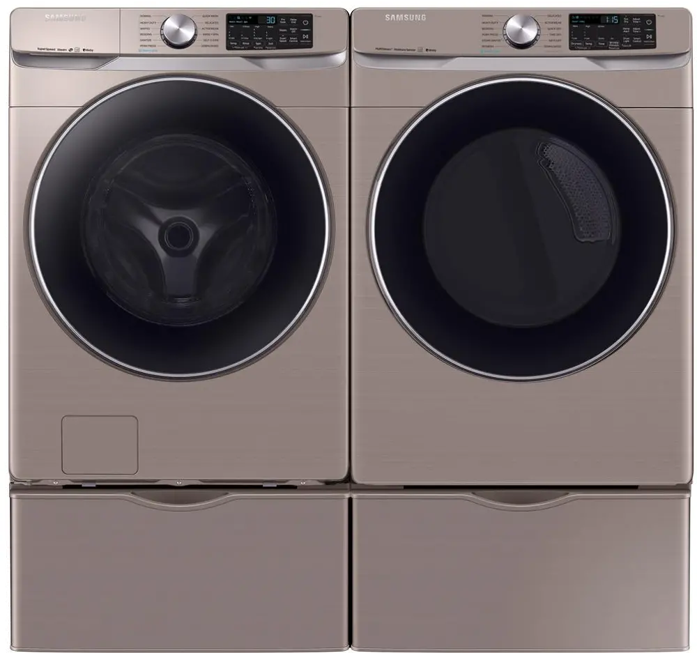 KIT Samsung High-Efficiency Laundry Pair - Champagne Electric-1