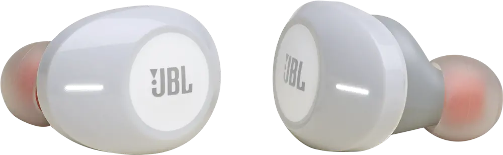 JBLT120TWSWHTAM JBL Tune 120 True Wireless White Earbuds-1
