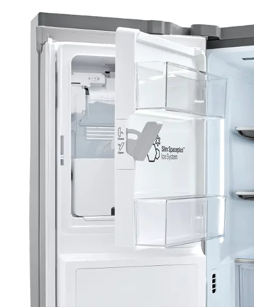 LRMVC2306S in Stainless Steel by LG in Schenectady, NY - 23 cu. ft. Smart  wi-fi Enabled InstaView™ Door-in-Door® Counter-Depth Refrigerator with Craft  Ice™ Maker