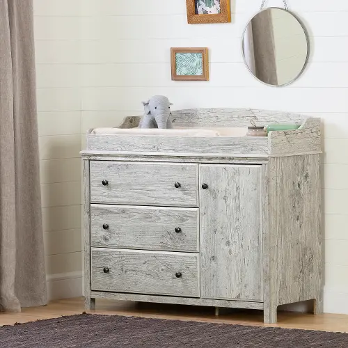 Pine store changing table