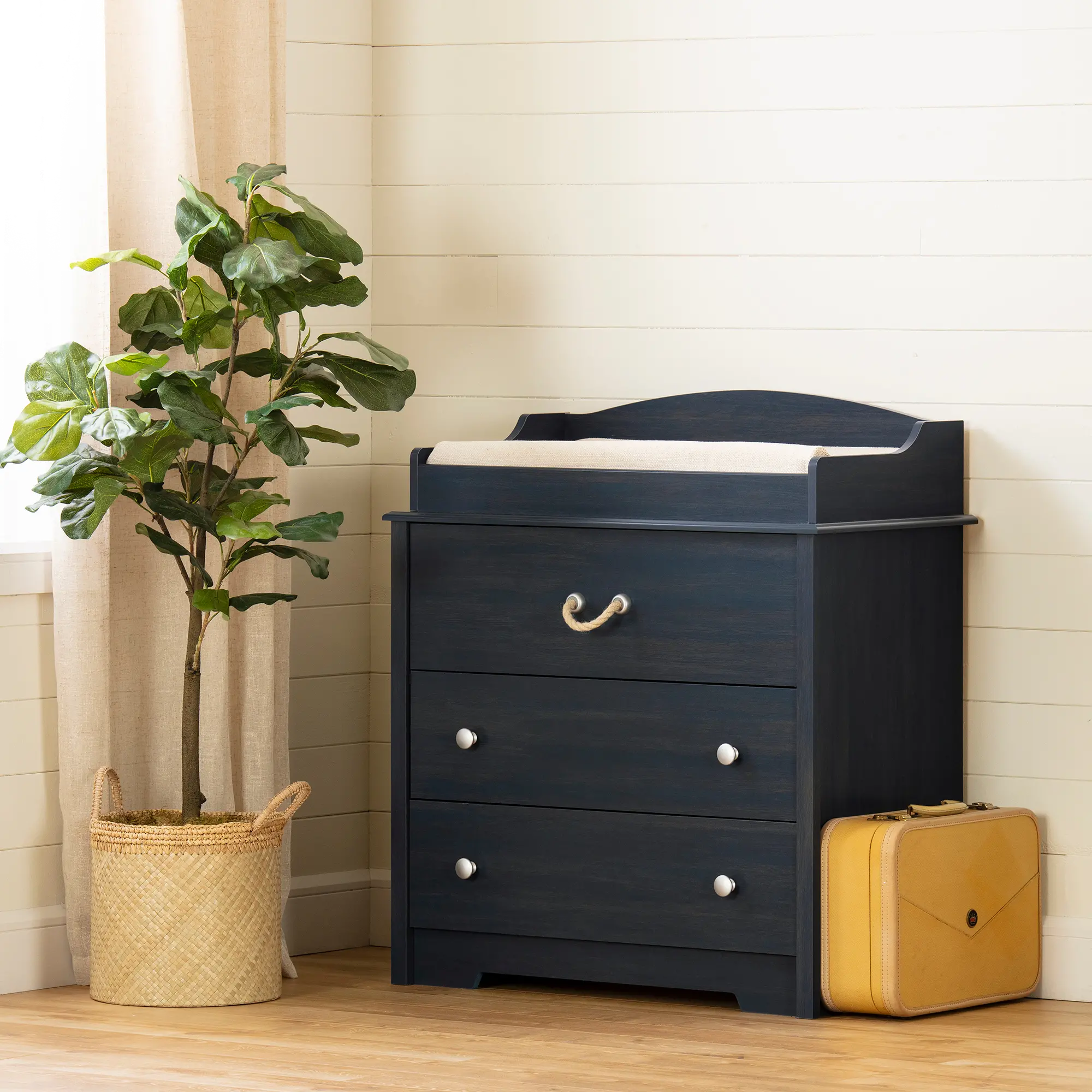 Navali Blue Changing Table - South Shore