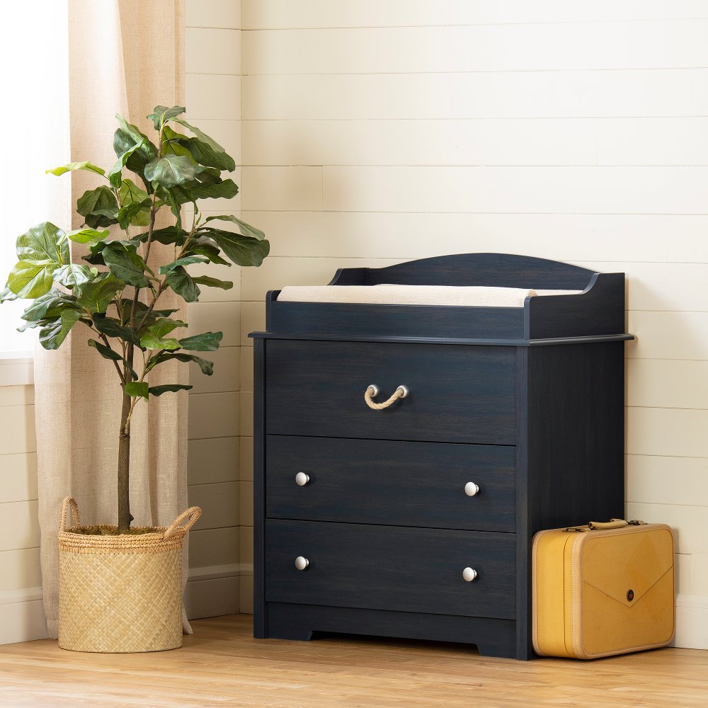 Navali Blue Changing Table - South Shore