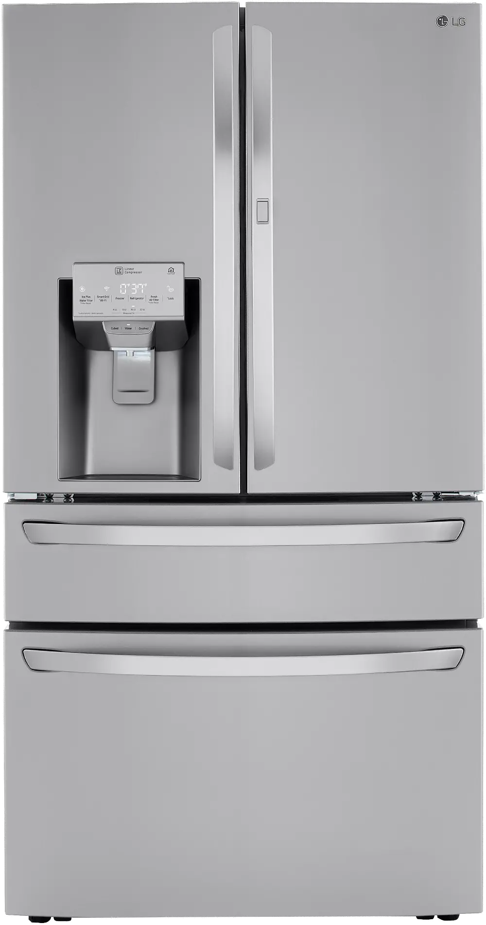 LRMDC2306S LG 22.5 cu ft French Door in Door Refrigerator - Counter Depth Stainless Steel-1