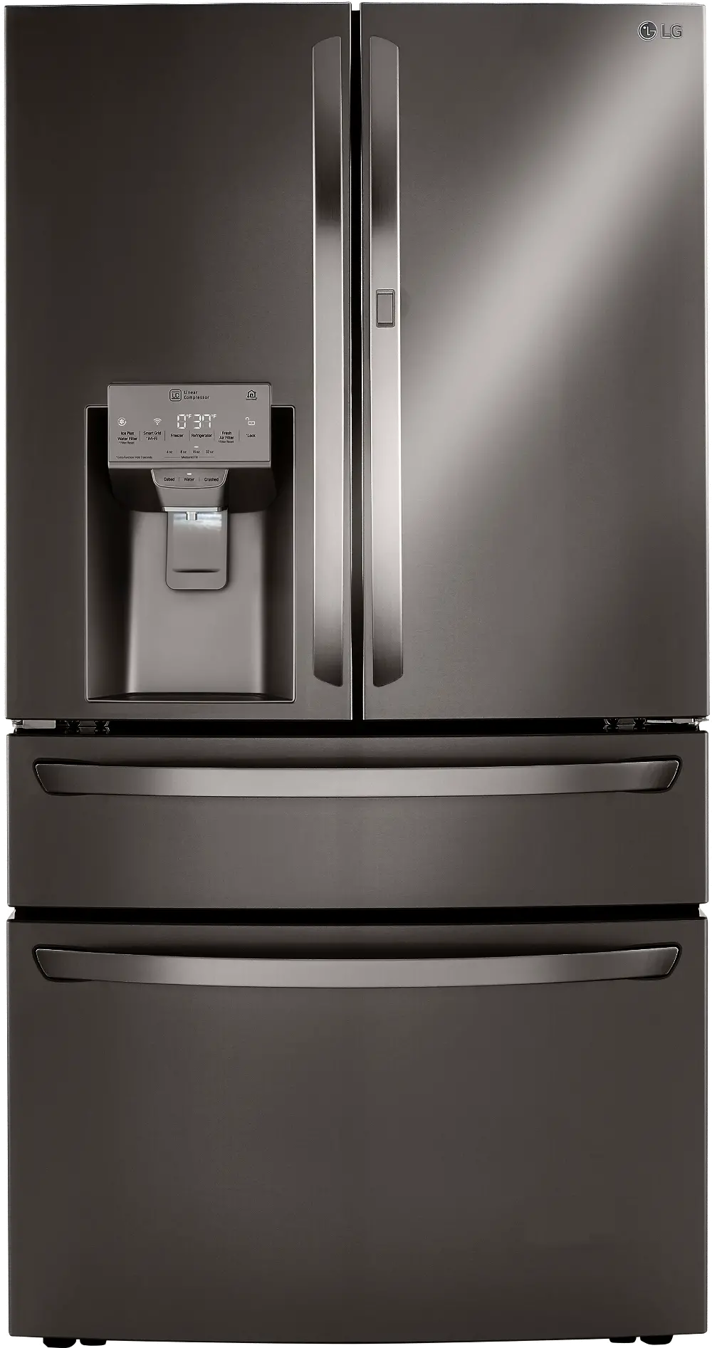 LRMDC2306D LG 22.5 cu ft French Door in Door Refrigerator - Counter Depth Black Stainless Steel-1