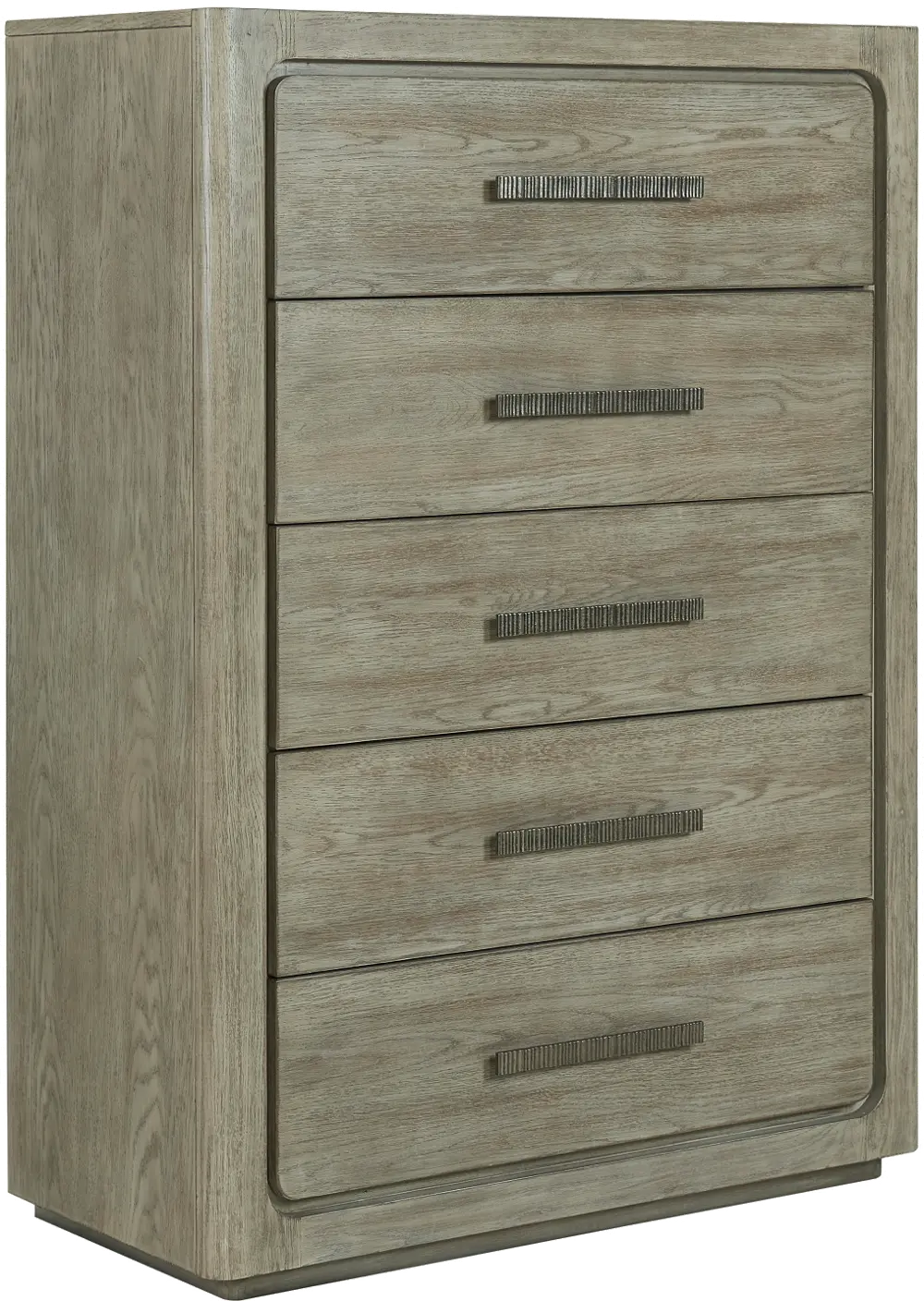 Modern Gray Oak Chest of Drawers - Vancouver-1