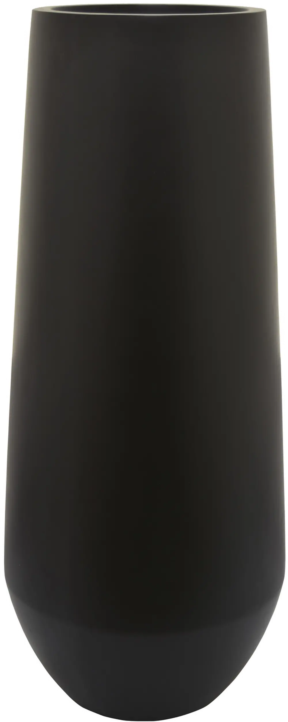 47 Inch Black Resin Planter-1