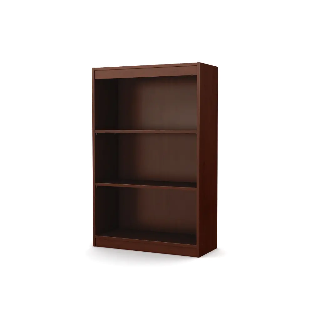 7246766C Royal Cherry 3-Shelf Bookcase -  Axess-1