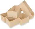 8999847 Modern Beige Drawer Organizers, 5 Pack- South Shore