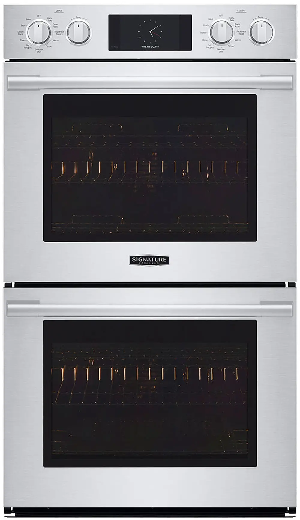 SKSDV3002S Signature Kitchen Suites 9.4 cu ft Double Wall Oven - Stainless Steel 30 Inch-1