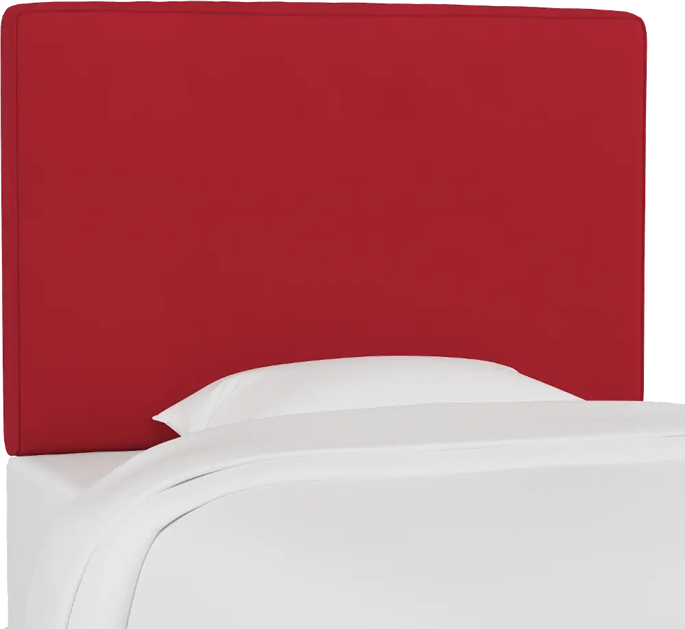 K-481FPRMRD Premier Red Full Upholstered Headboard-1