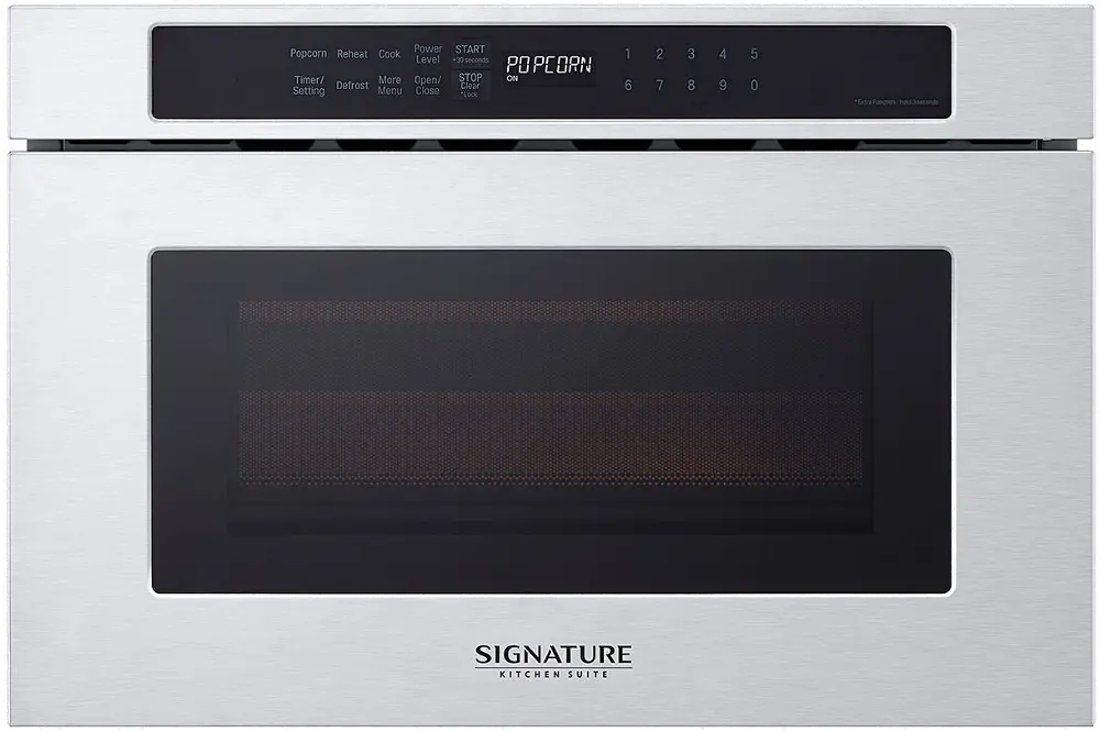 SKSMD2401S Signature Kitchen Suites 24 Inch Microwave Drawer - Stainless Steel-1