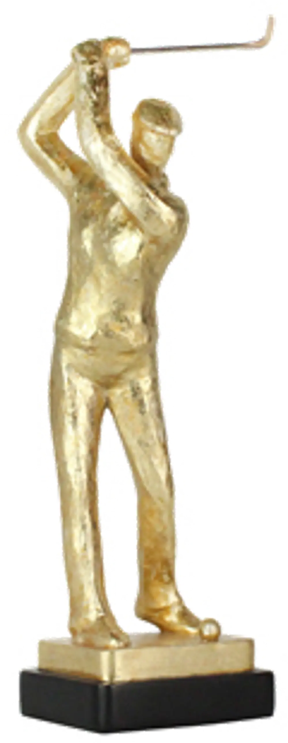 14 Inch Gold Golfer Figurine-1