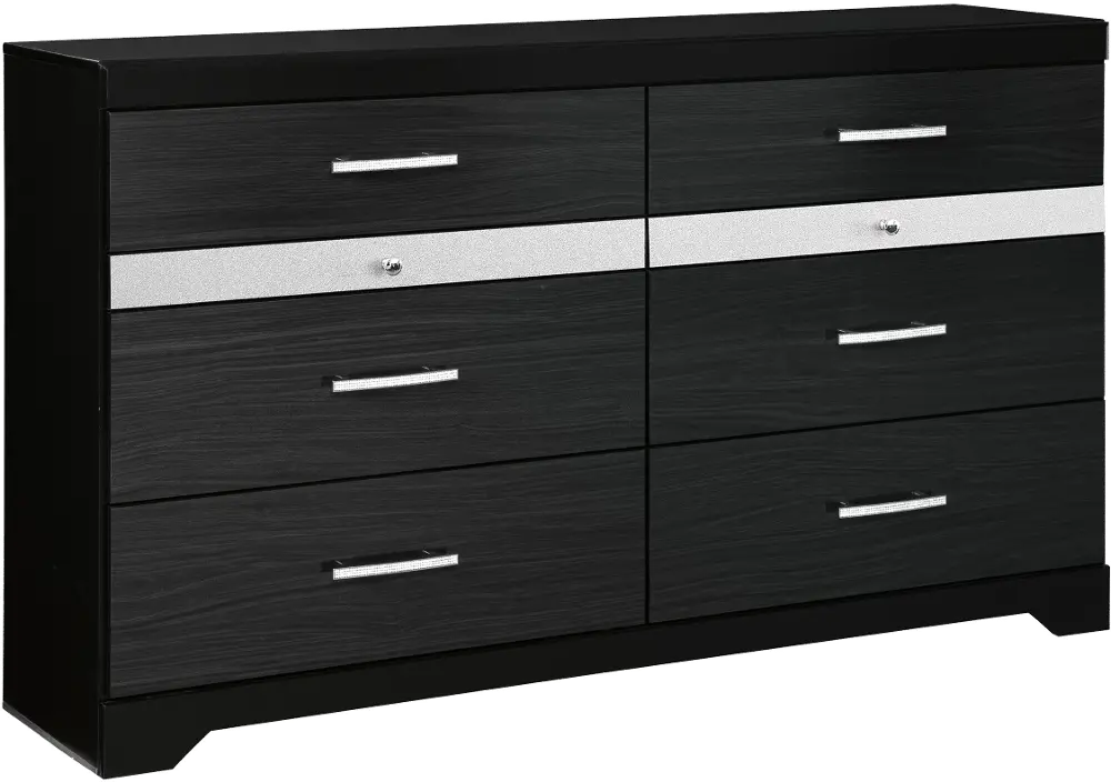 Modern Black Dresser - Panarama Place-1