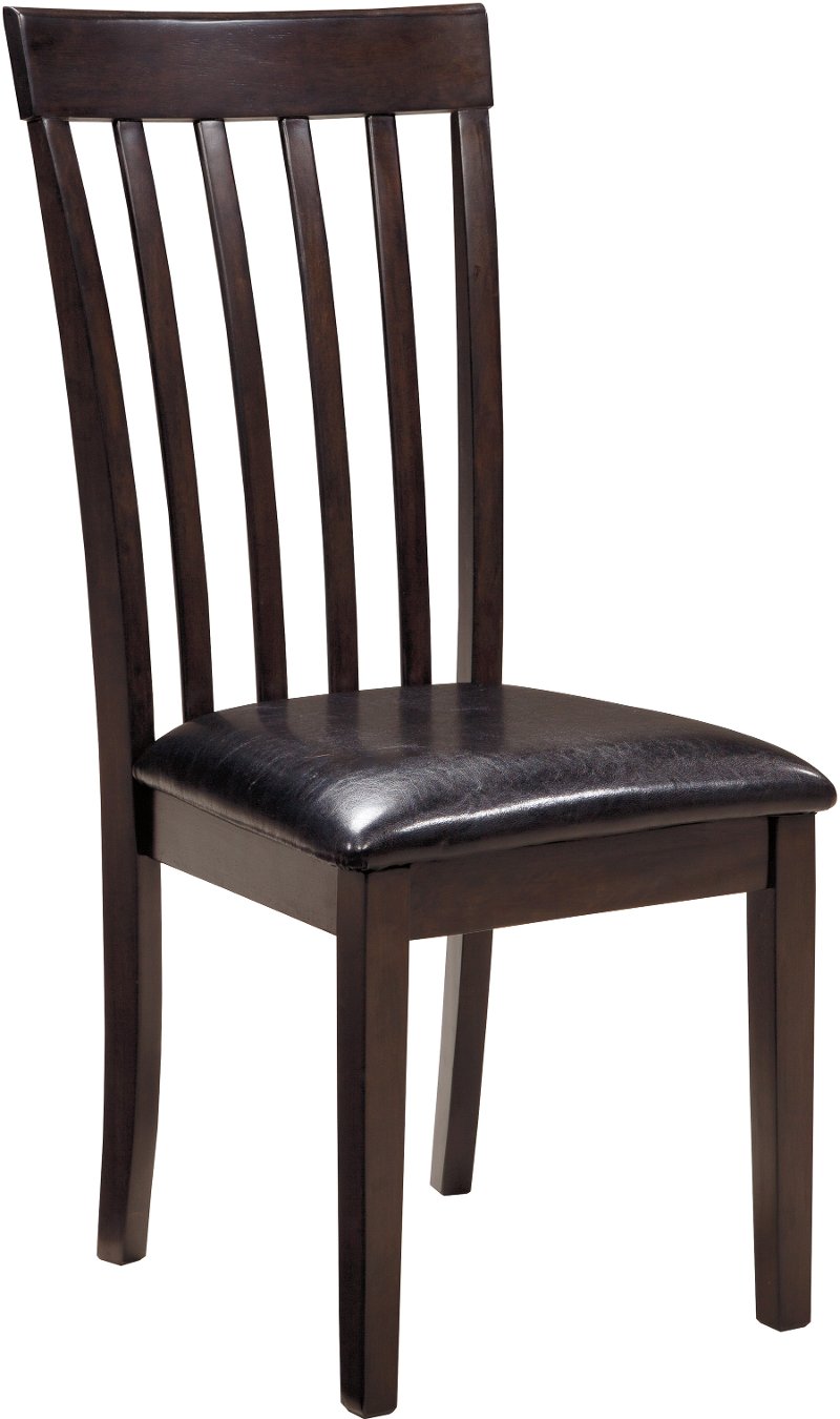 Dark Brown Upholstered Dining Room Chair - Leedsmore