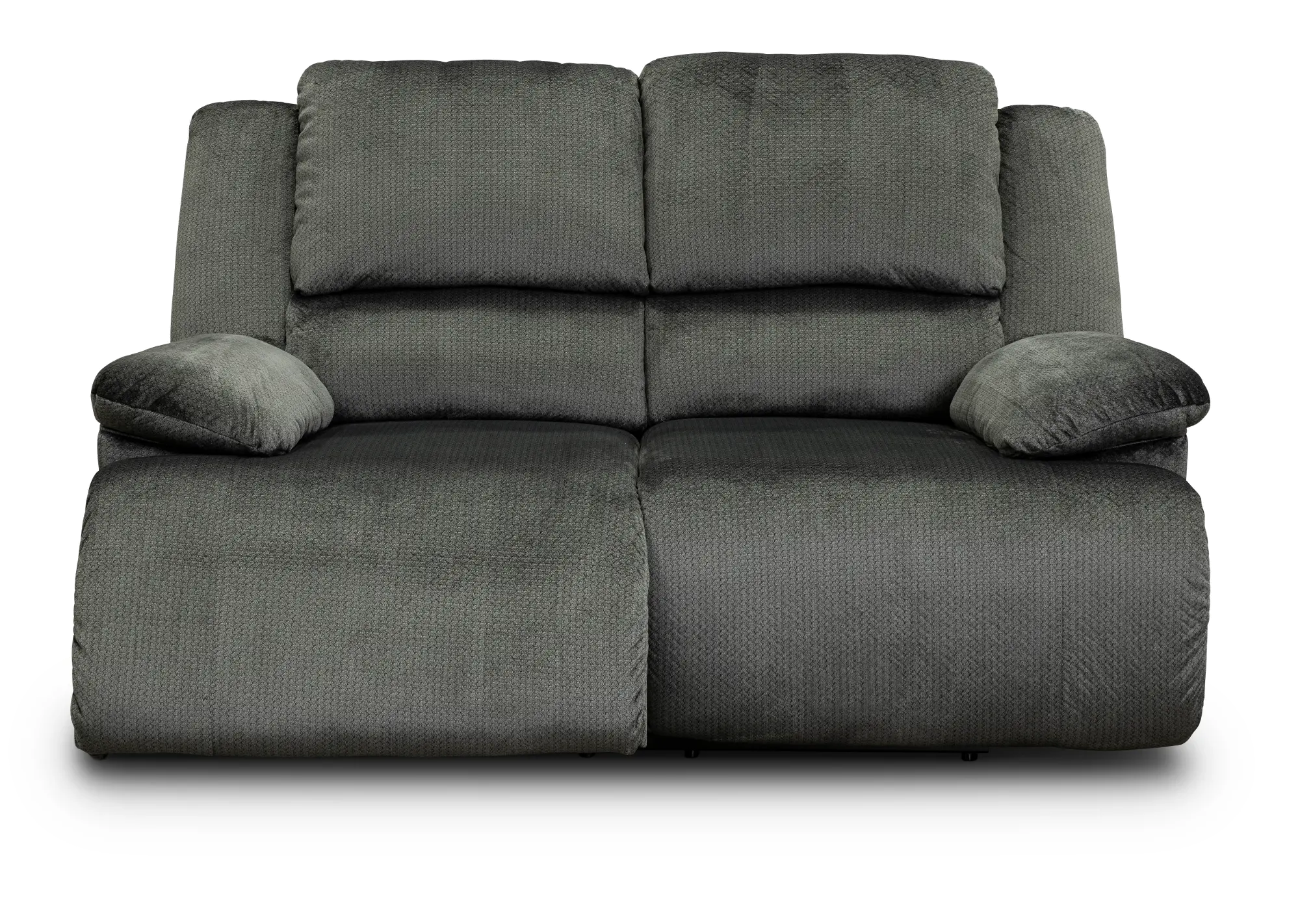 Clonmel Gray Reclining Love Seat