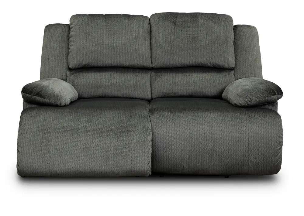 Clonmel Gray Reclining Love Seat-1