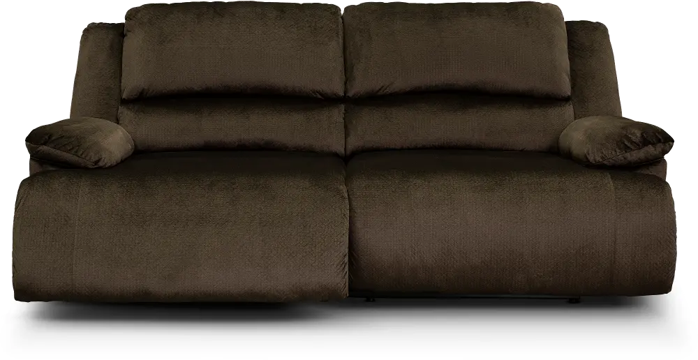 Clonmel Brown Reclining Sofa-1