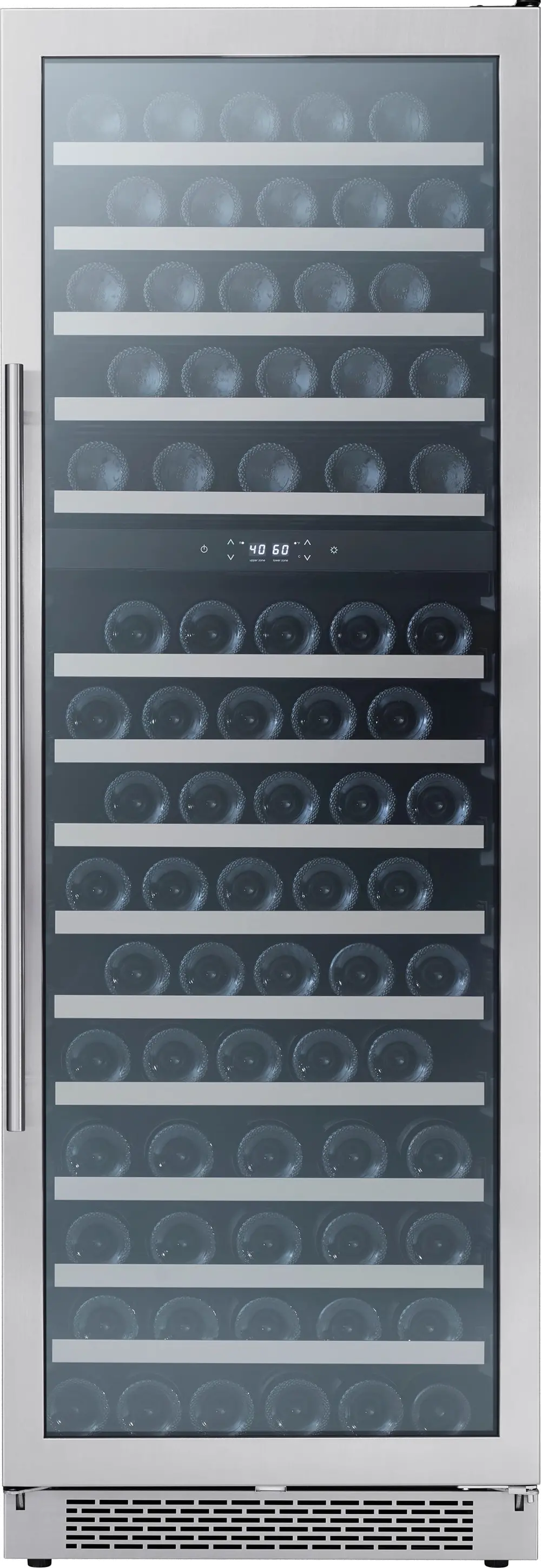 PRW24F02BG Zephyr Presrv Full Size Dual Zone Wine Cooler - Stainless Steel-1