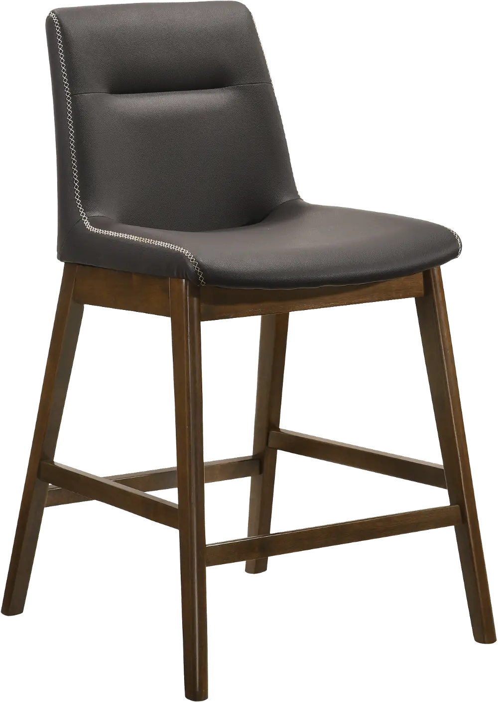 Brown 24 Inch Upholstered Counter Height Stool - Marsha-1