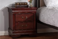Espresso Traditional 2 Drawer Nightstand Easton Rc Willey Furniture Store