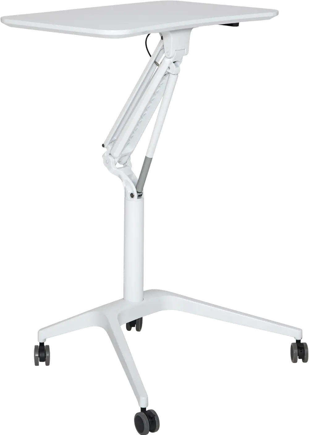 Adjustable Height Stand Up Workpad Desk - White-1