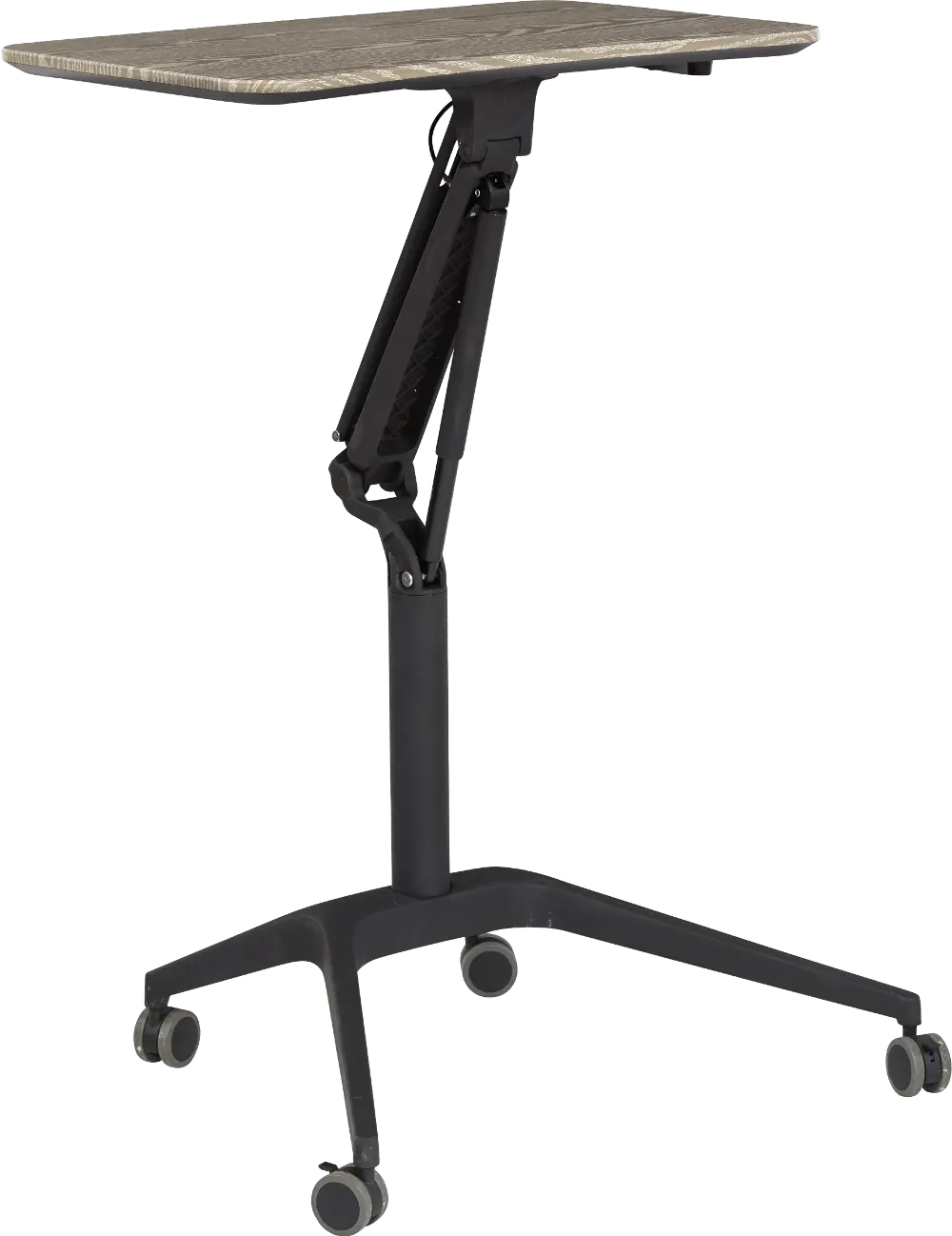 Adjustable Height Stand Up Workpad Desk - Gray-1