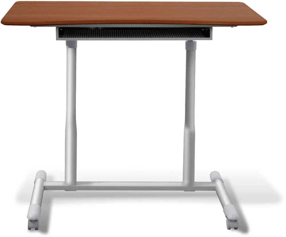 Adjustable Height Desk - Cherry-1