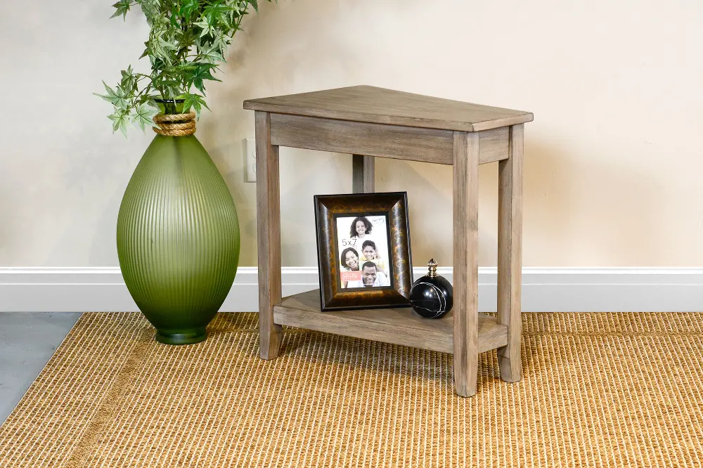 Gray Chair Side Table - Wolf-1