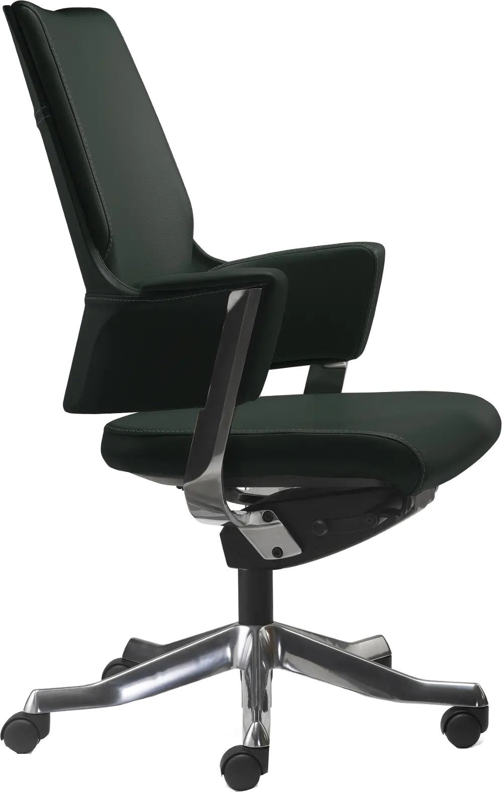 Black Leather Office Chair - 5016-1