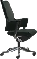 Black Leather Office Chair - 5016