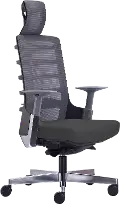 Gray High Back Office Chair - Seattle