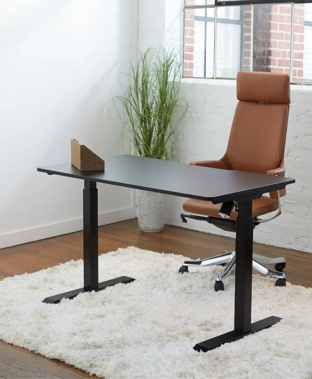 Black Sit/Stand Desk - Swift-1