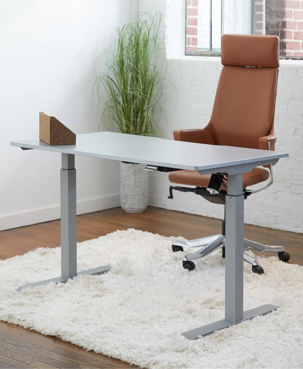 Gray Sit/Stand Desk - Swift-1