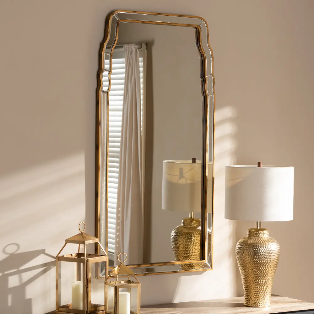 Contemporary Gold Accent Wall Mirror Loreen RC Willey   Contemporary Gold Accent Wall Mirror   Loreen Rcwilley Image1~1000.webp