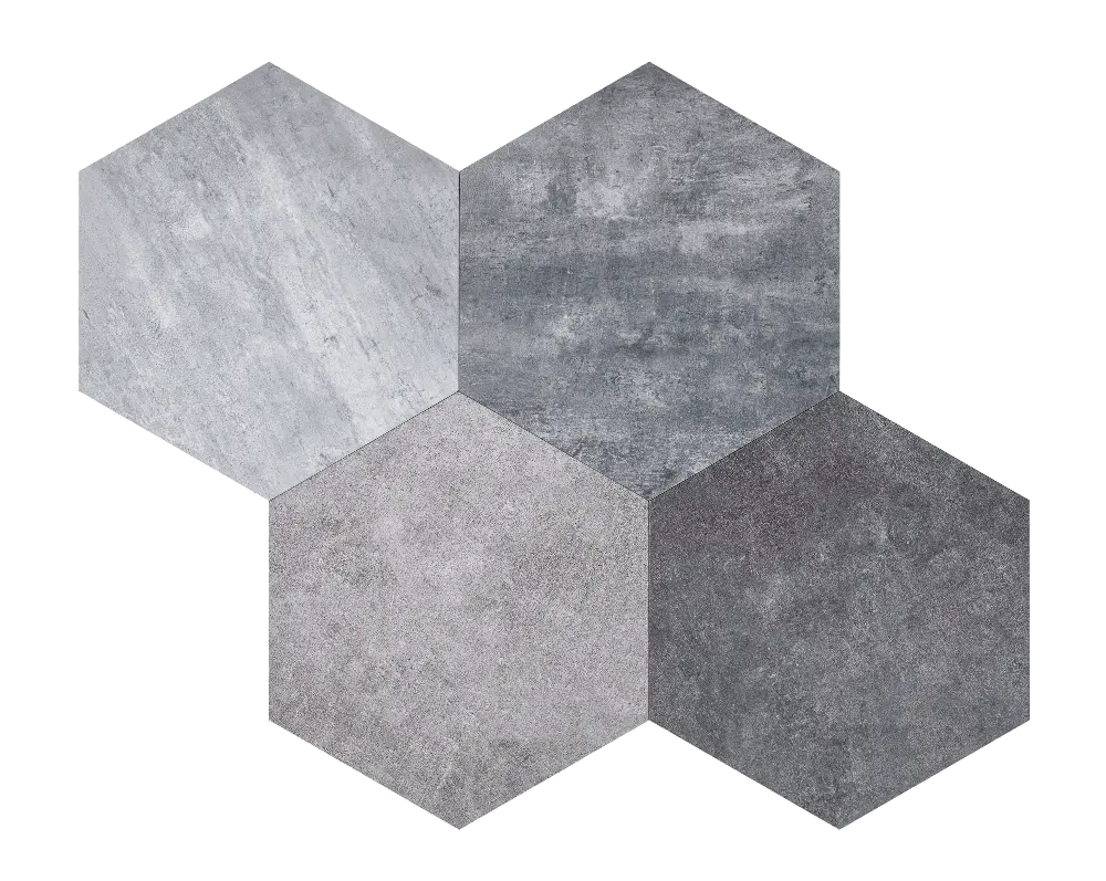 Contemporary Faux Concrete 10x10  Peel and Stick Mosaic Tile (Pack of 10) - SimpliTILE-1