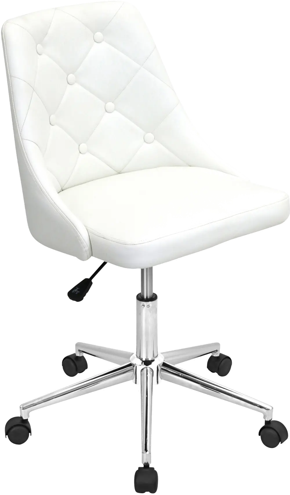 OFC-MARCHE-W Marche White Faux Leather Office Chair-1