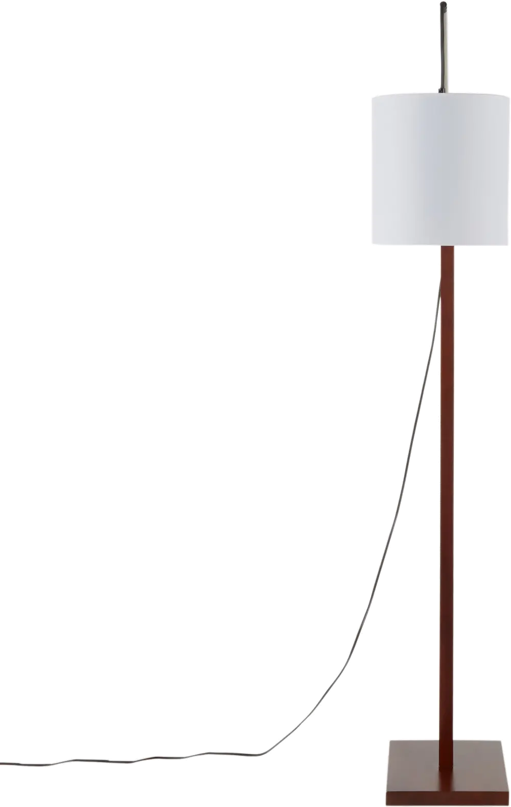LS-ARTUROFL-WLW Contemporary Walnut Wood Floor Lamp with White Shade - Arturo-1