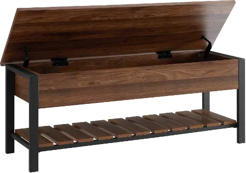 https://static.rcwilley.com/products/111990734/Open-Top-Walnut-Storage-Bench-with-Shoe-Shelf---Walker-Edison-rcwilley-image2~500.webp?r=10