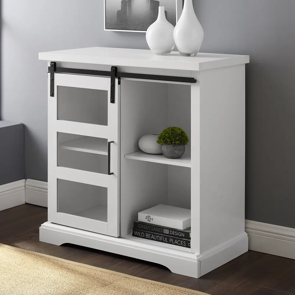 AF32ALGDSW Alba White 32 Inch Buffet-1