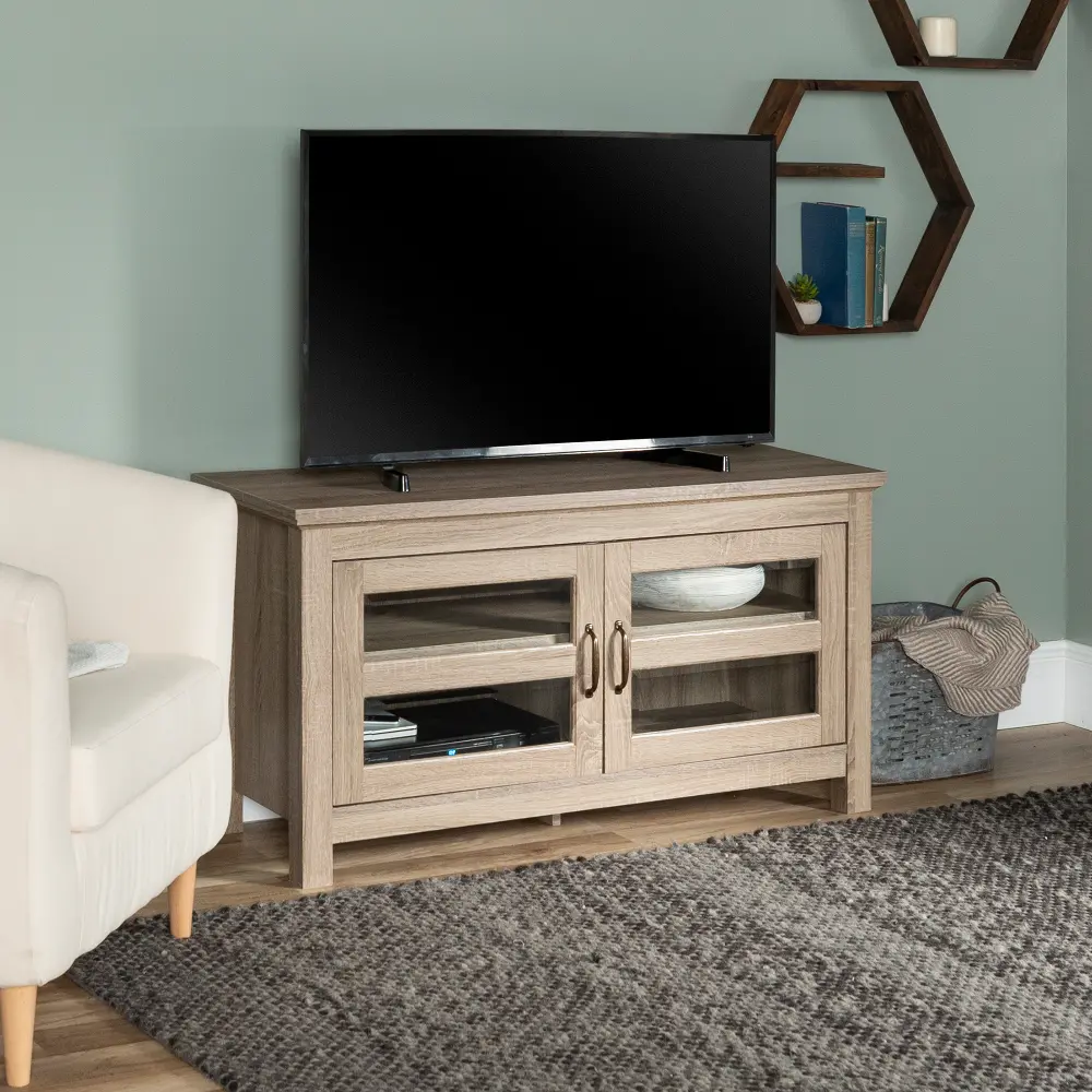 W44CFDAG Driftwood 44 Inch Wood TV Stand-1