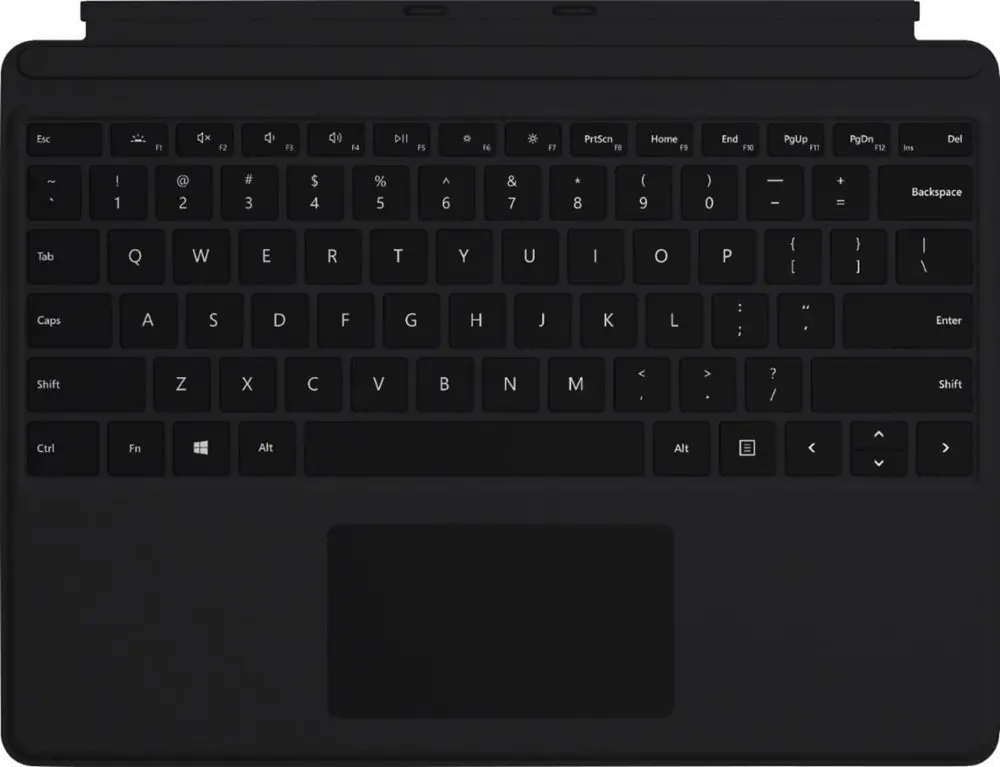 QJW-00001 Microsoft Surface Pro X Keyboard Cover - Black-1