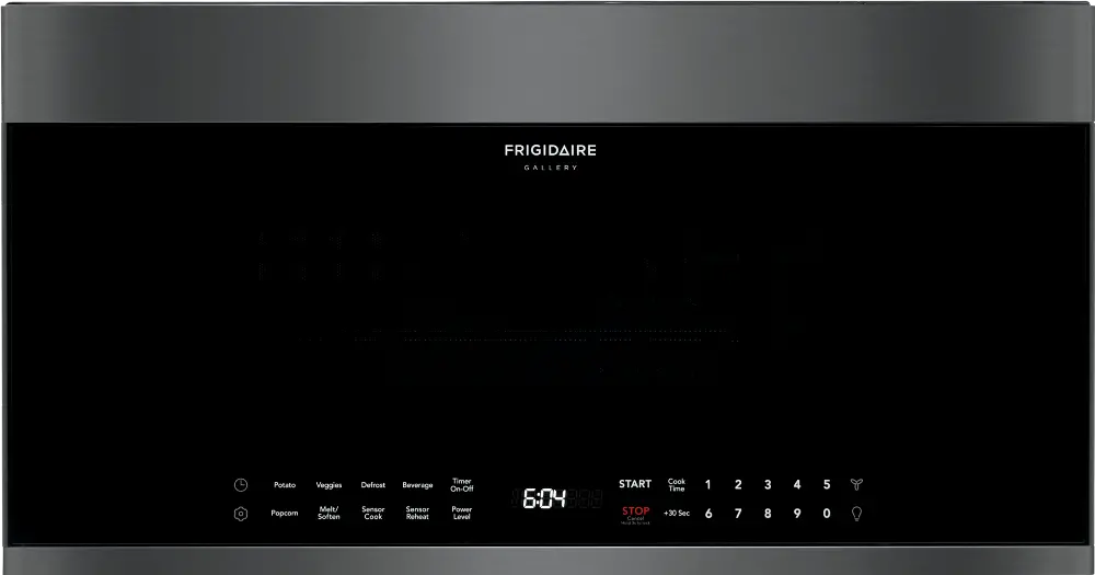 FGBM19WNVD Frigidaire Gallery Over the Range Microwave - 1.9 cu. ft. Black Stainless Steel-1