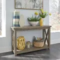 Gray Rustic TV Stand - Mountain Lodge