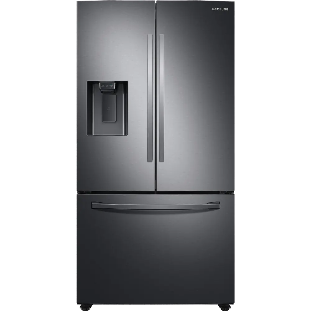 RF27T5201SG Samsung 27 cu ft French Door Refrigerator - Black Stainless Steel-1