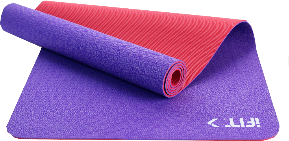 iFit Yoga Mat - Pink/Purple-1