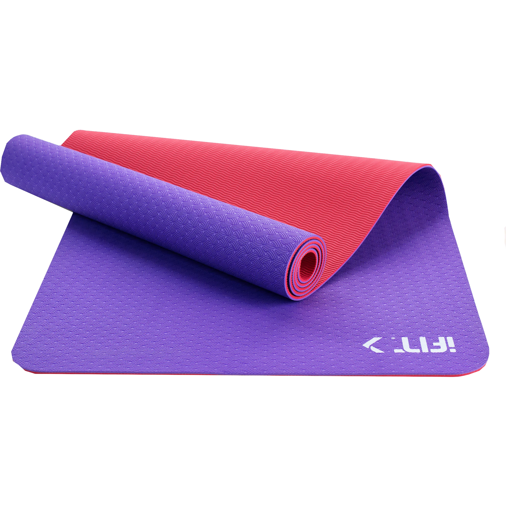 iFit Yoga Mat - Pink/Purple-1